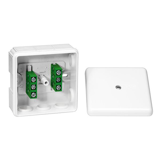 Schneider Electric IMT34095 Kopplingsdosa U56, vit 2x3-polig skruvplint
