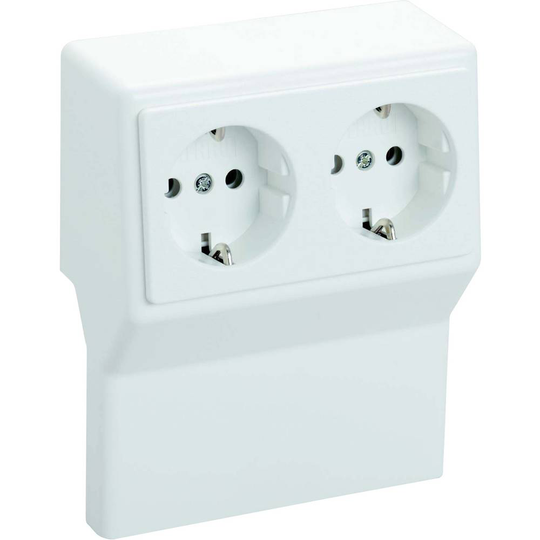 6132250 Tillbehör för elektrisk sockellist Sockel kontakt Renvit