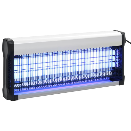 vidaXL Insektsdödare svart aluminium ABS 60 W
