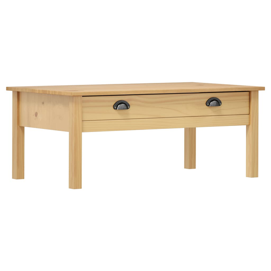 vidaXL Soffbord Hill Range honungsbrun 100x55x40cm massiv furu
