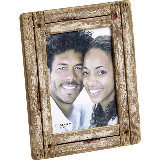 walther+ design Växelram akryl YA318W Pappersformat: 20 x 30 cm Brun, Vit