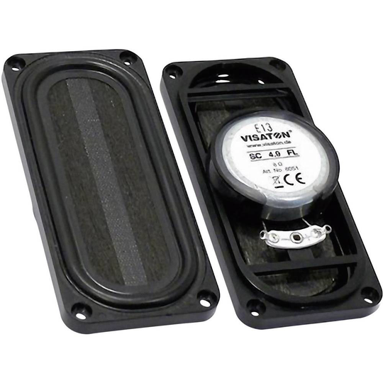 Visaton SC 4.9 FL 3.5 tum 9 cm Mini-högtalarelement 4 W 8 Ω