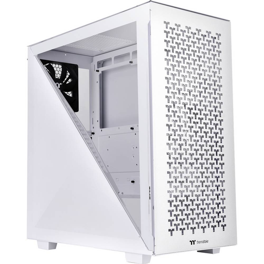 Midi-Tower Datorchassi Thermaltake Divider 300 TG Air Snow Vit 2 Förinstallerade Fläktar, Sidofönster, Dammfilter