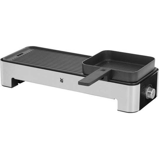 WMF 0415170011 Elektrisk Bordsgrill med manuell temperaturinställning Svart, Silver