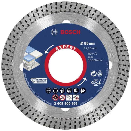 Diamantkapskiva Bosch Accessories 2608900653 Diameter 85 mm 1 st