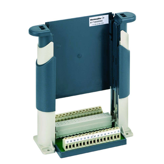 Korthållare (L x B x H) 80.7 x 160 x 192.5 mm Weidmüller SKH2 F32 (Z+B) LPP 1 st