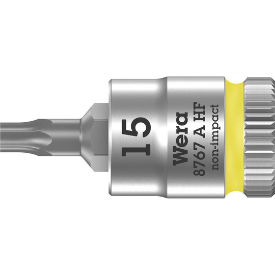 Wera 8767 A 05003363001 Inner-sextandhålsgrepp (TX) Hylsnyckel-bitsinsats T 15 1/4
