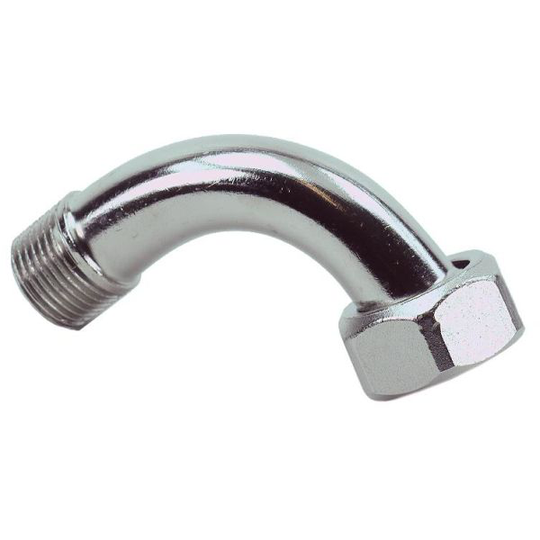 Gelia 3014009022 Böj med mutter, till radiatorventil G10 (3/8")