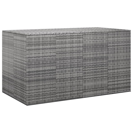 vidaXL Dynbox PE-rotting 194x100x103 cm grå