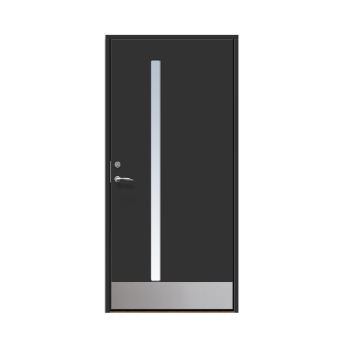 Enkeldörr till villa Hjärup 9 x 20, Högerhängd, Svart