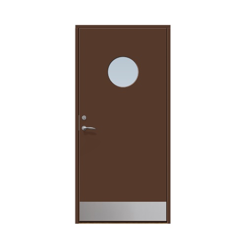Enkeldörr till villa Solbacka 9 x 20, Högerhängd, Nötbrun