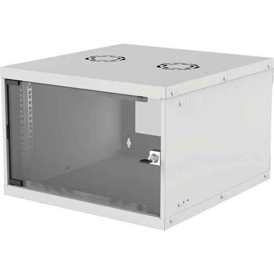 Intellinet 19 Wandverteiler Basic Line 6HE grau 19 väggskåp (B x H x D) 540 x 353 x 400 mm 6 U Grå-vit (RAL 7035)