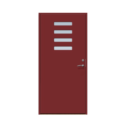 Enkeldörr till villa Röshult 9 x 20, Vänsterhängd, Röd