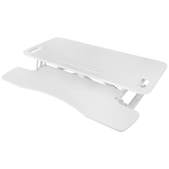 Digitus DA-90380-2 Sitt/stå-skrivbord Höjdintervall: 110 till 500 mm Vit