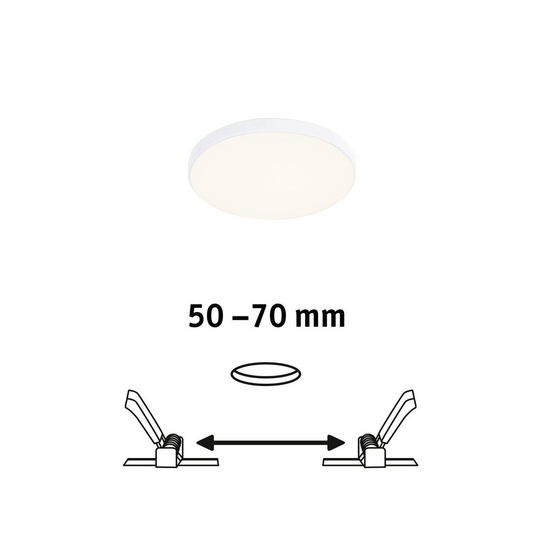 LED-panel infälld 6 W N/A Paulmann 79938 Vit