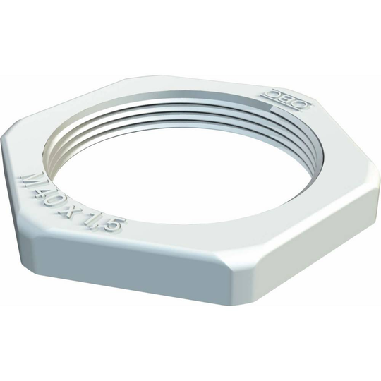 Låsmutter 2048752 PG12 Plast Mörkgrå OBO Bettermann 116 M12 SGR PA 100 st