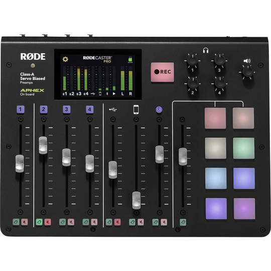 4 kanaler Podcast-konsol RODE Microphones Rodecaster Pro