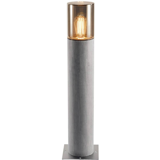 Utomhusmarkbelysning LED E27 23 W SLV Lisene Pole 1000666 Grå, Rökfärgad