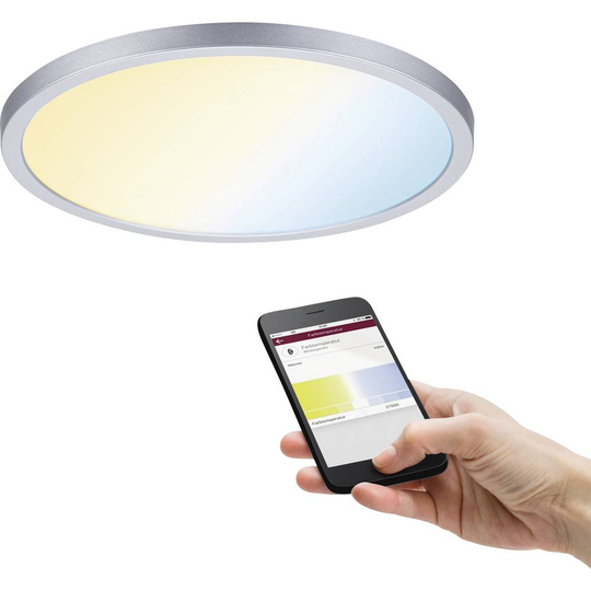 Paulmann 93046 AREO VariFit TuneW Zigbee LED-panel infälld LED 16 W Krom (matt)