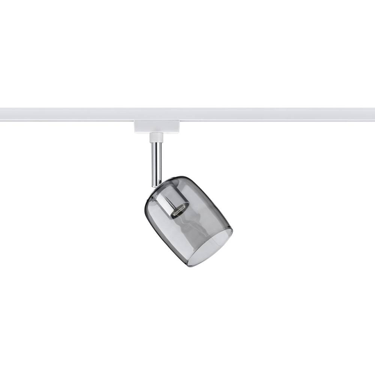 Paulmann Blossom Högvolt-skensystem URail G9 10 W LED Vit, Rökgrå