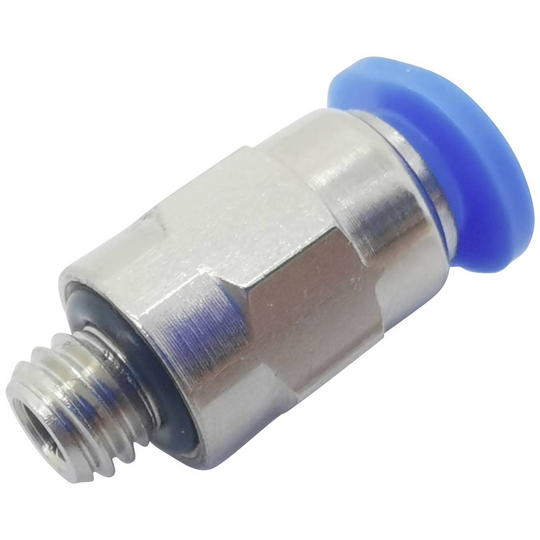 TRU COMPONENTS Rak koppling TC-10462676 PC4-M3C Rör-Ø: 4 mm Gängstorlek: M3 x 0.50 1 st