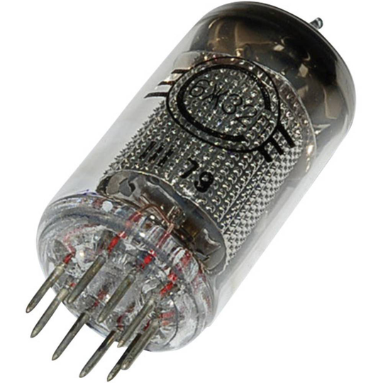 EF 86 = 6267 = 6 CF 8 Elektronrör Pentod 250 V 3 mA Antal poler: 9 Lampsockel: Noval Innehåll 1 st