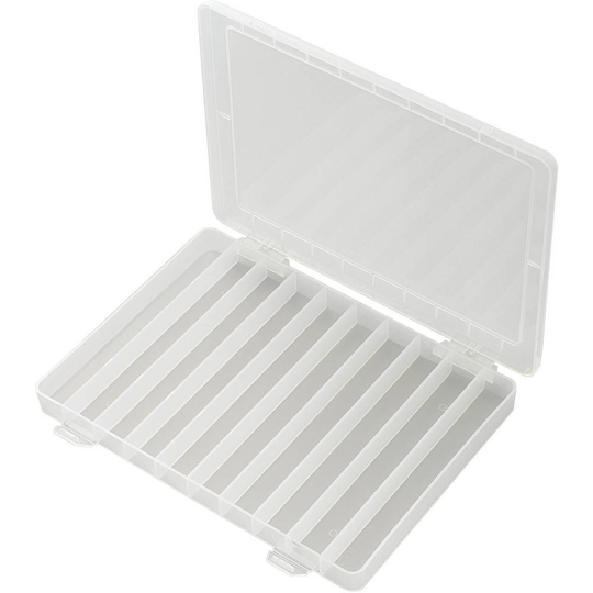 TRU COMPONENTS PP10-01 Låda (L x B x H) 252 x 175 x 20 mm Antal fack: 10 fast underavdelning