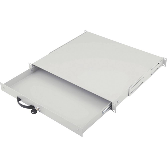 Digitus DN-19 KEY-1U 19 tum Nätverksskåplåda 1 U Grå-vit (RAL 7035)