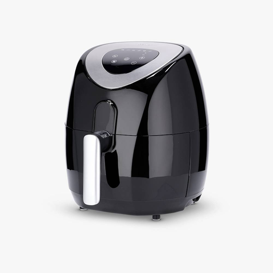 Severin 2430 Varmluftsfritös 1500 W Rostfritt stål (borstat), Svart