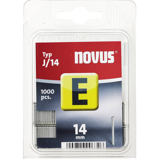 Spik - typ J 1000 st Novus 106319104 N/A Mått (L x B) 14 mm x 1.2 mm