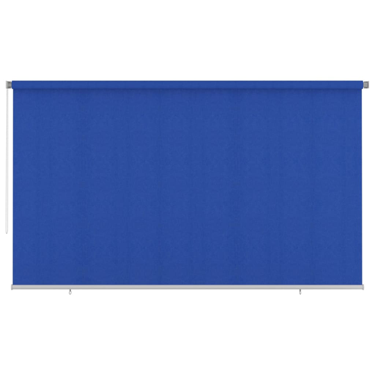 vidaXL Rullgardin utomhus 400x230 cm blå HDPE