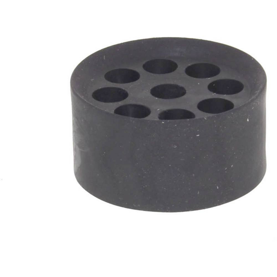 Multipel tätning 10105557 stötsäker, med dragavlastning M50 Plast Svart (RAL 9005) Wiska MFD 50/03/135 25 st
