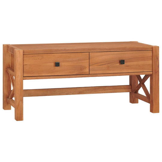 vidaXL Tv-bänk 100x40x45 cm återvunnen teak