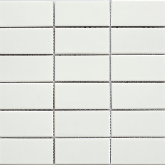 Klinkermosaik Arredo Titan White Matt 5x10 cm