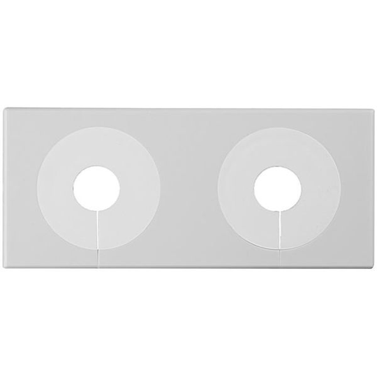 Faluplast 51470 Vulkbricka delbar, 18-28 mm Dubbel, vit