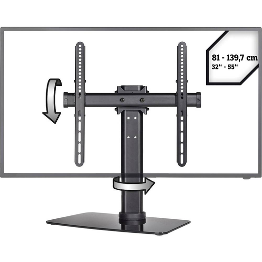 SpeaKa Professional SP-TT-05 TV-stativ 81,3 cm (32) - 139,7 cm (55) Tilt + Svängbar