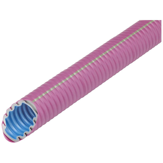 Fränkische Rohrwerke 25612016 FFKuS-EMF105co2ntr16 Korrugerat rör (value.1363853) Magenta 9.9 mm 50 m
