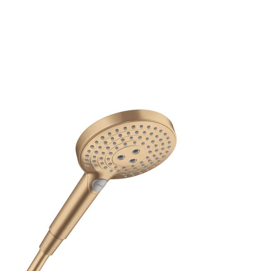 Hansgrohe Raindance Select S120 26530140 Handdusch 3 stråltyper, Ø125 mm, borstad brons