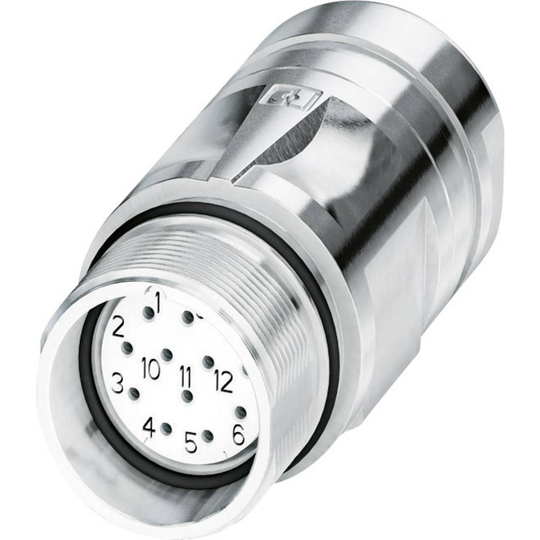 M23 kopplingskontakt 1620022 CA-17S1N8A9008 Silver Phoenix Contact Innehåll: 1 st