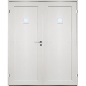 Parinnerdörr Nyby - Massiva - 1-spegel - 1 Kvadrat klarglas