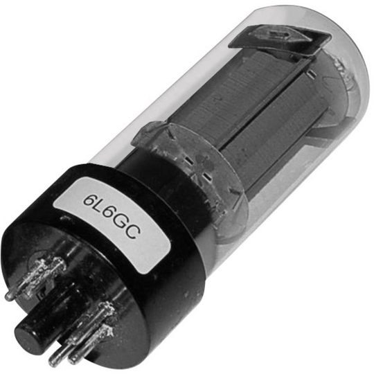 6 L 6 GC = 6P3S Elektronrör Strålpentod 250 V 72 mA Antal poler: 7 Lampsockel: Oktal Innehåll 1 st