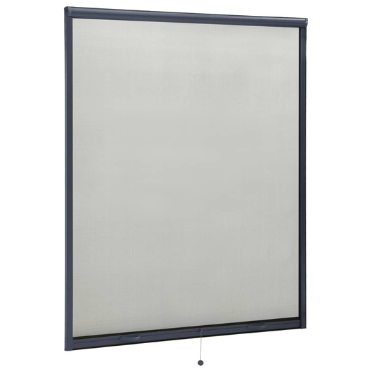vidaXL Insektsnät för fönster antracit 150x170 cm