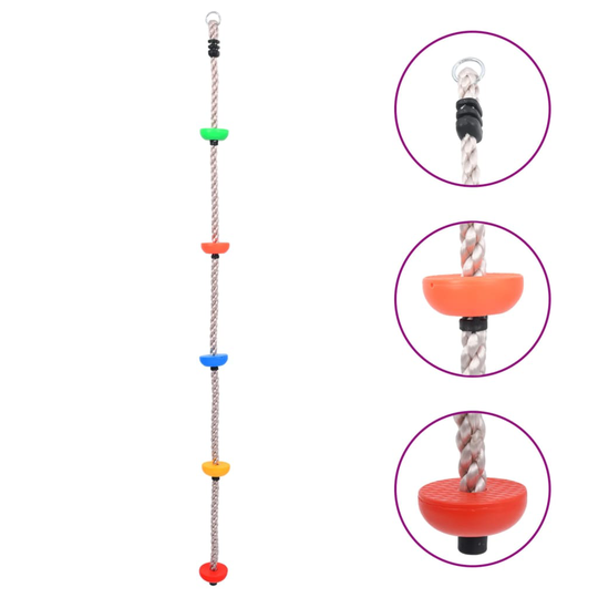 vidaXL Klättererp med plattformar 200 cm