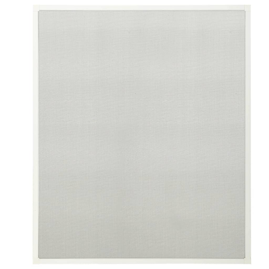 vidaXL Insektsnät för fönster vit 110x130 cm