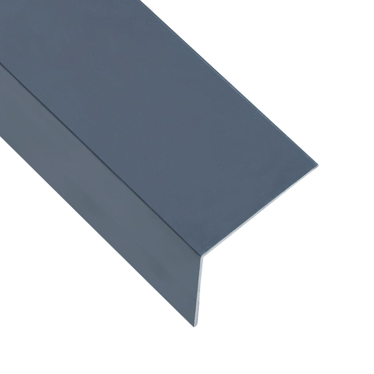vidaXL Vinkelstång 90° L-profil 5 st aluminium antracit 170cm 100x50 mm