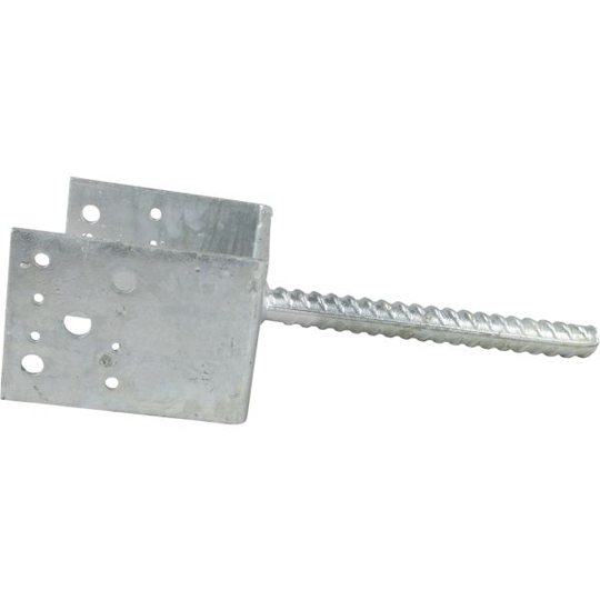 ESSVE 951636 Stolpsko 4 mm, typ U, förzinkad 125 x 90 x 125/200 mm