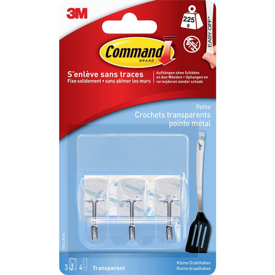 Krok Transparent, Metall 3M Innehåll: 3 st