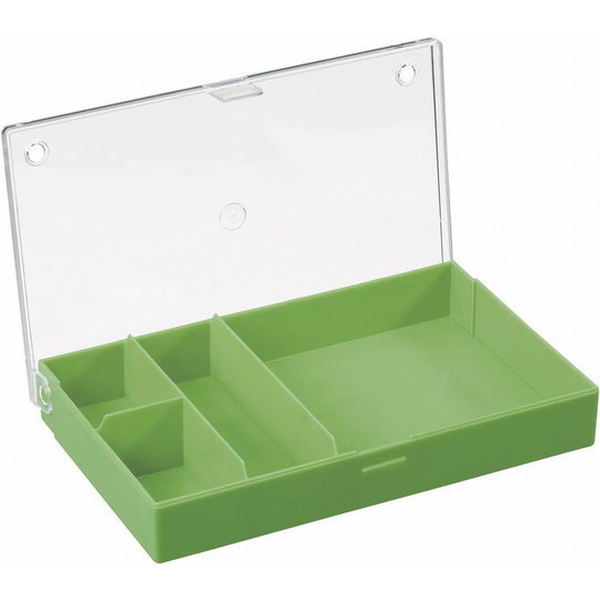 Hüfner Dübel Låda (L x B x H) 164 x 31 x 101 mm Antal fack: 4 fast underavdelning