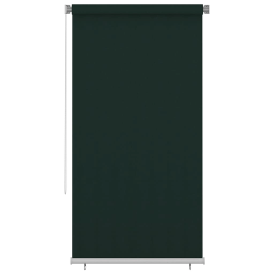 vidaXL Rullgardin utomhus 120x230 cm mörkgrön HDPE