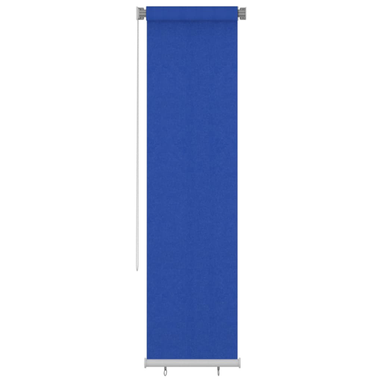 vidaXL Rullgardin utomhus 60x230 cm blå HDPE